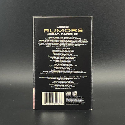 Lizzo feat. Cardi B - Rumors: Exclusive O-Card/ Gold Shell Edition Single (cassette)