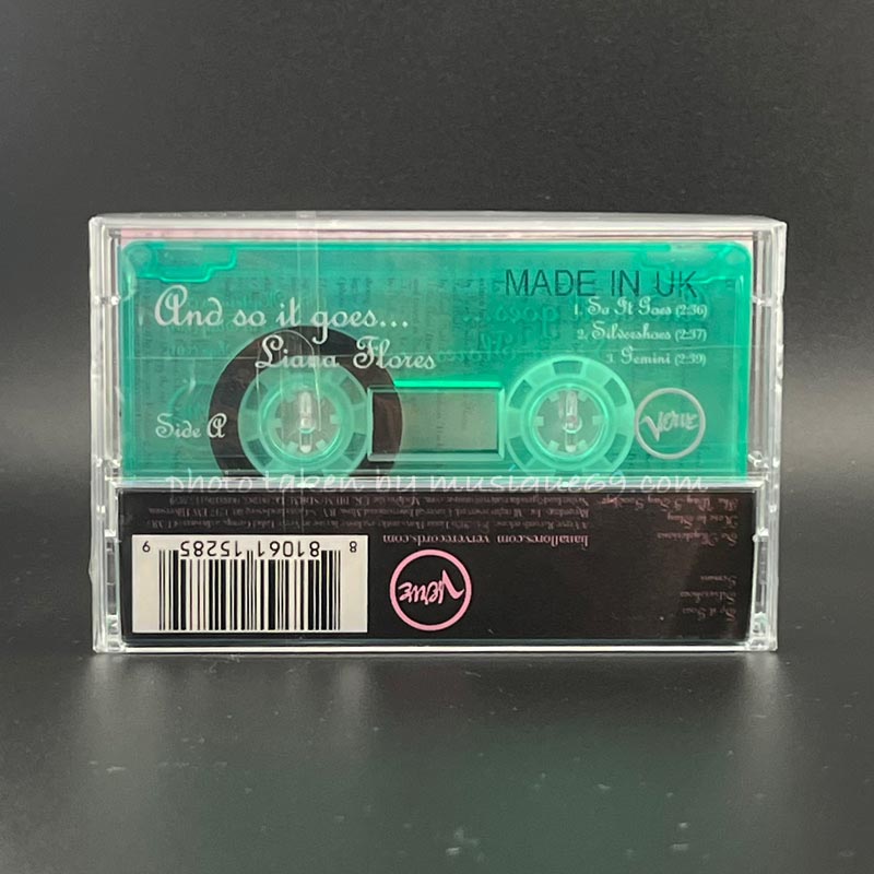 リアナフローレス Liana Flores - And So It Goes... Ep: Exclusive Transparent Green Shell Edition (cassette)